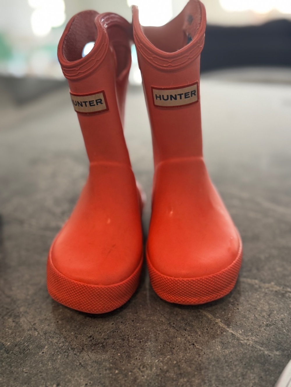 Toddler (peach colour) Hunter boots